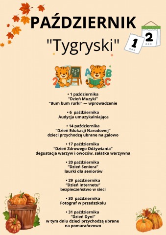 PAŹDZIERNIK — dni szczególne